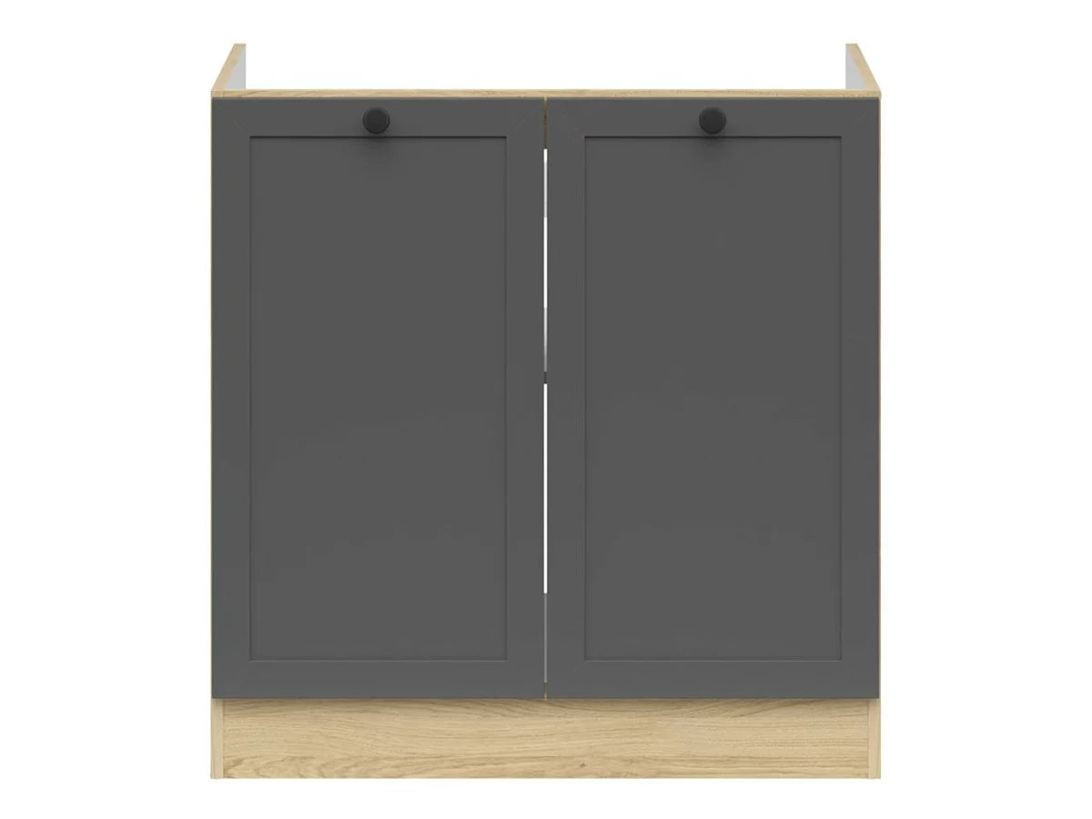 Mueble lavabo modular con puertas Classic Grey Oak