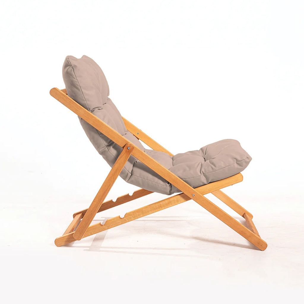 Sillón de jardín plegable de madera