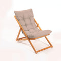 Sillón de jardín plegable de madera