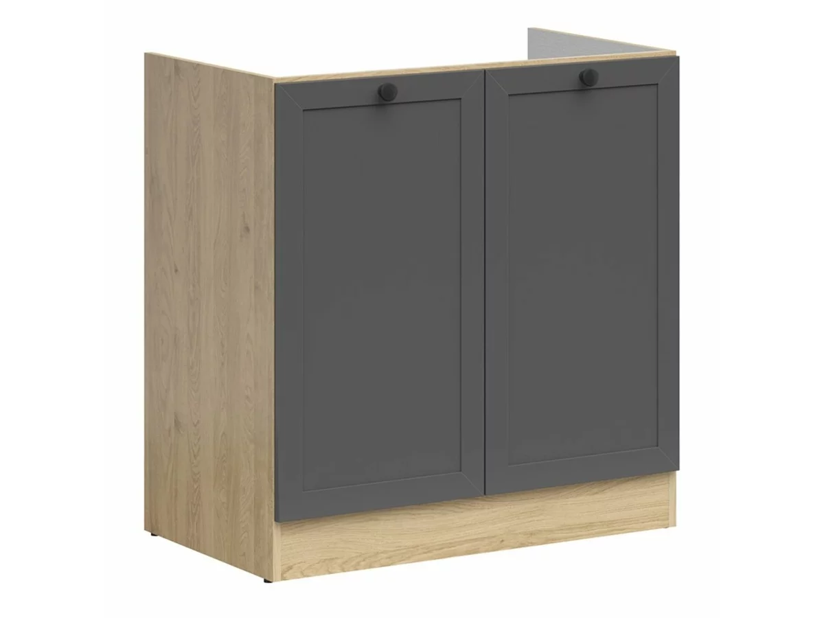 Mueble lavabo modular con puertas Classic Grey Oak