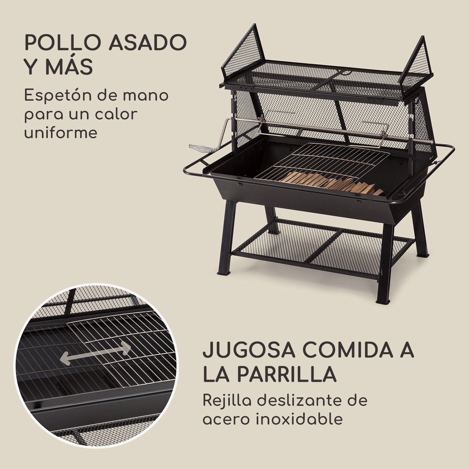 Grill asador Milos Alto
